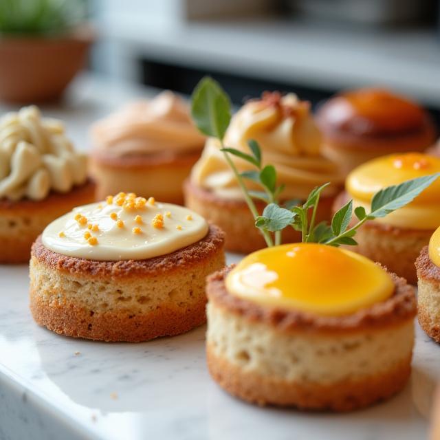 Plant-based pastries and healthy cafe treats